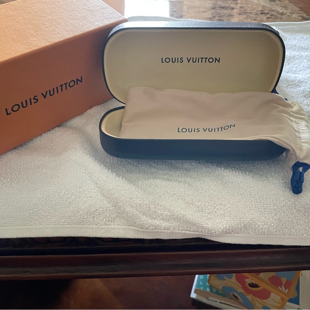 Louis Vuitton Black and Gold Sunglasses